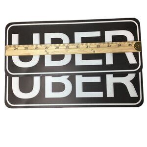 2 pcs - 13.25" X 5.5" Magnetic Logo Signage for Autos  New